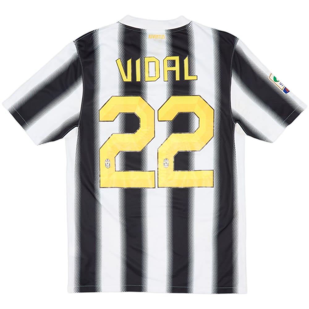 2011-12 Juventus Home Shirt Vidal #22 - 5/10 - (S)