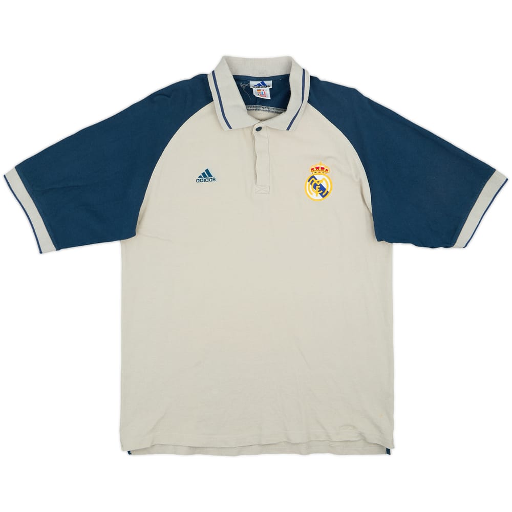 2001-02 Real Madrid adidas Polo Shirt - 8/10 - (L)