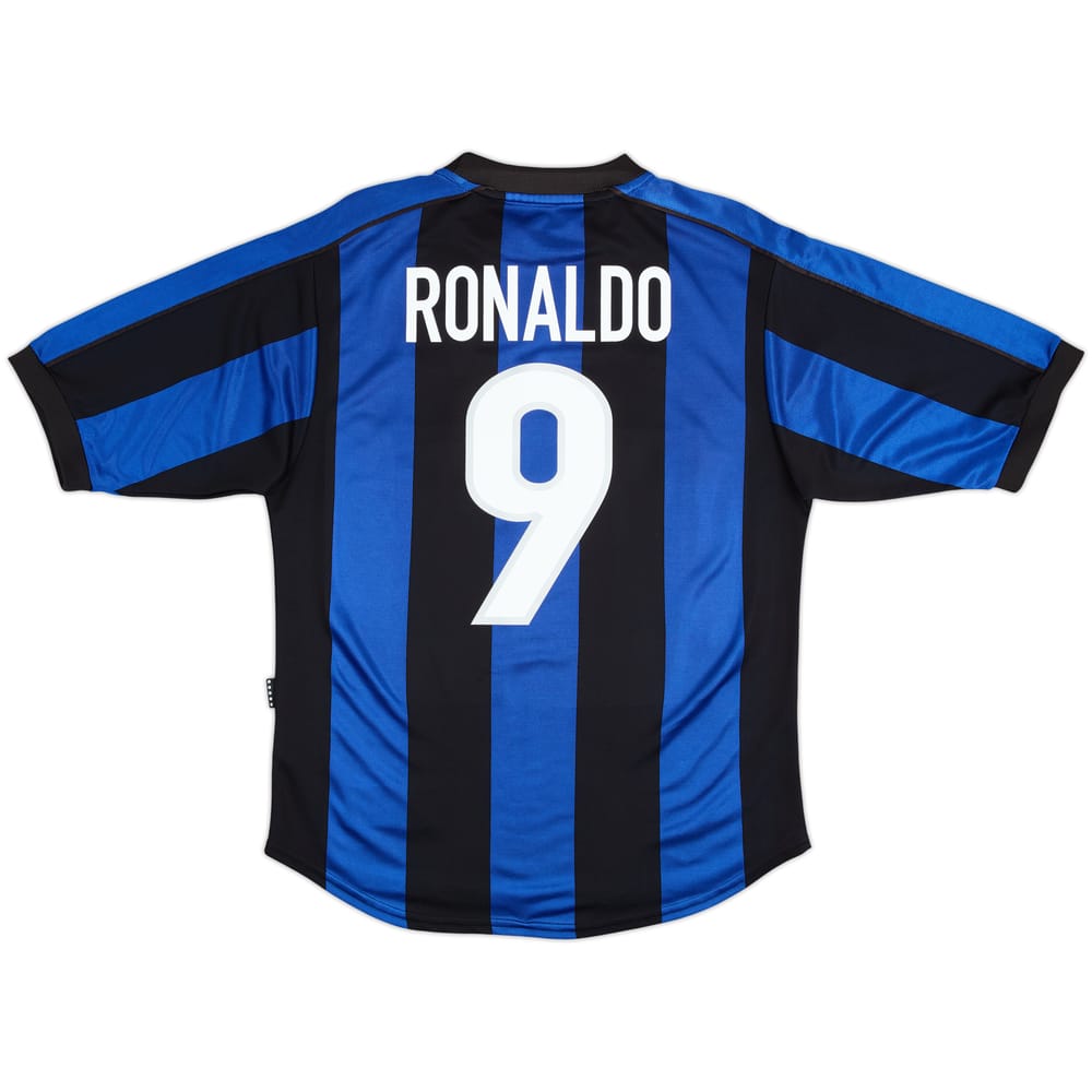 1999-00 Inter Milan Home Shirt Ronaldo #9 - 5/10 - (S)