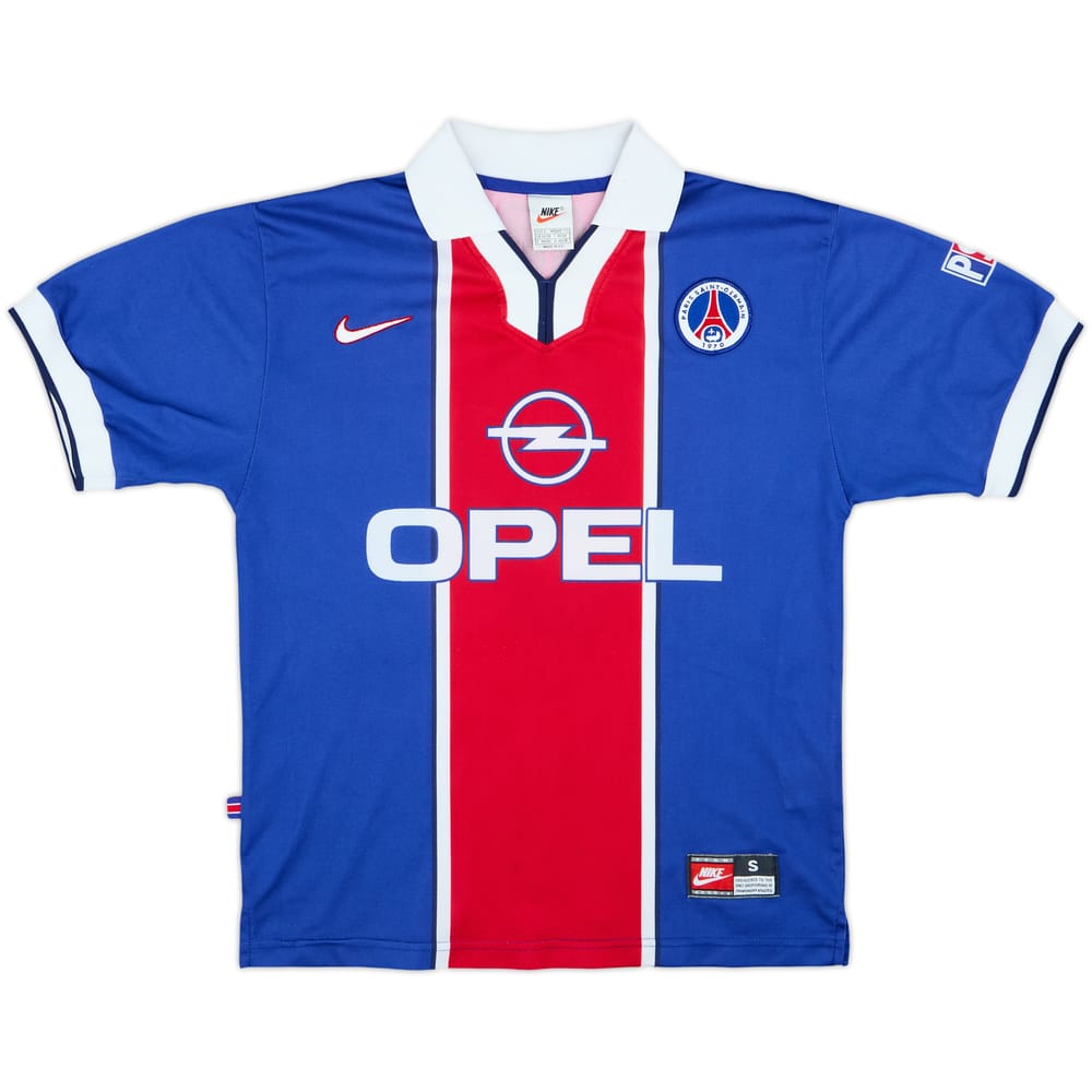 1997-98 Paris Saint-Germain Home Shirt Simone #9 - 7/10 - (S)