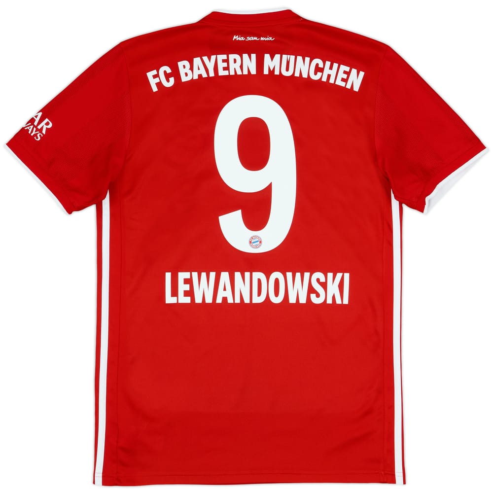 2020-21 Bayern Munich Home Shirt Lewandowski #9 - 8/10 - (S)