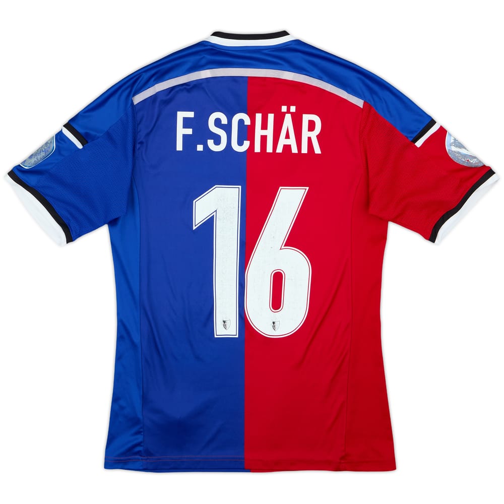 2014-15 FC Basel Home Shirt F.Schar #16 - 5/10 - (S)