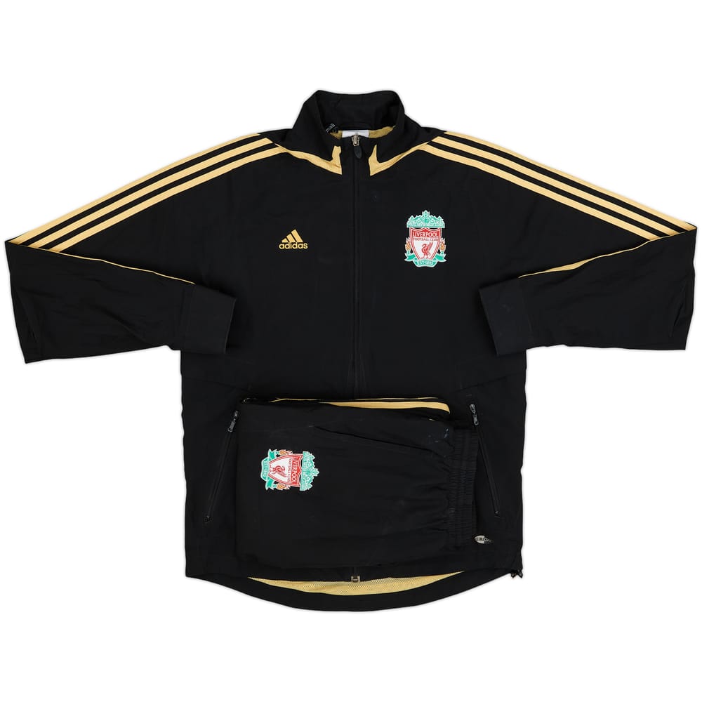 2008-09 Liverpool adidas Tracksuit - 8/10 - (M)