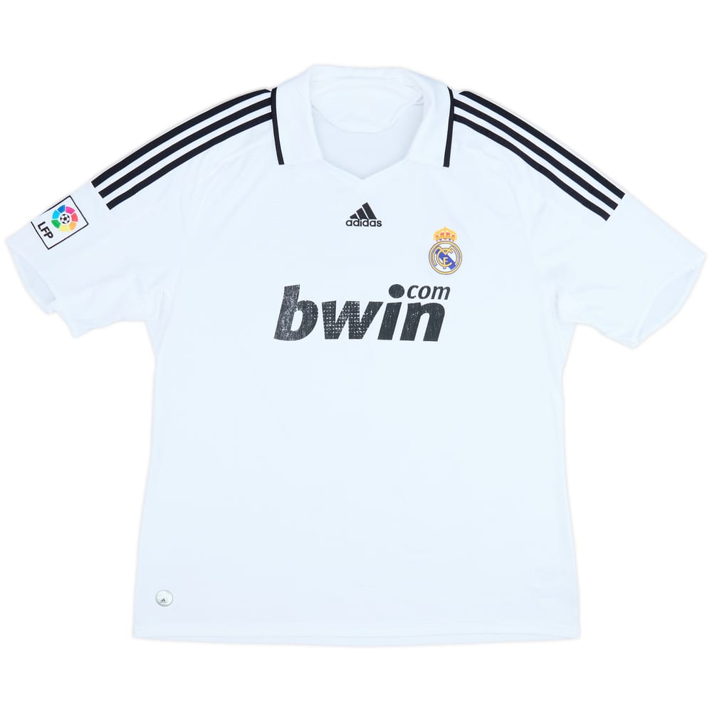 2008-09 Real Madrid Home Shirt - 4/10 - (XXL)