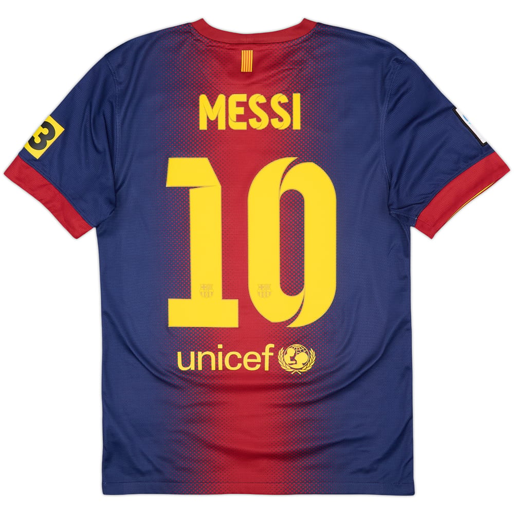 2012-13 Barcelona Camiseta Local Messi #10 - 6/10 - (S)