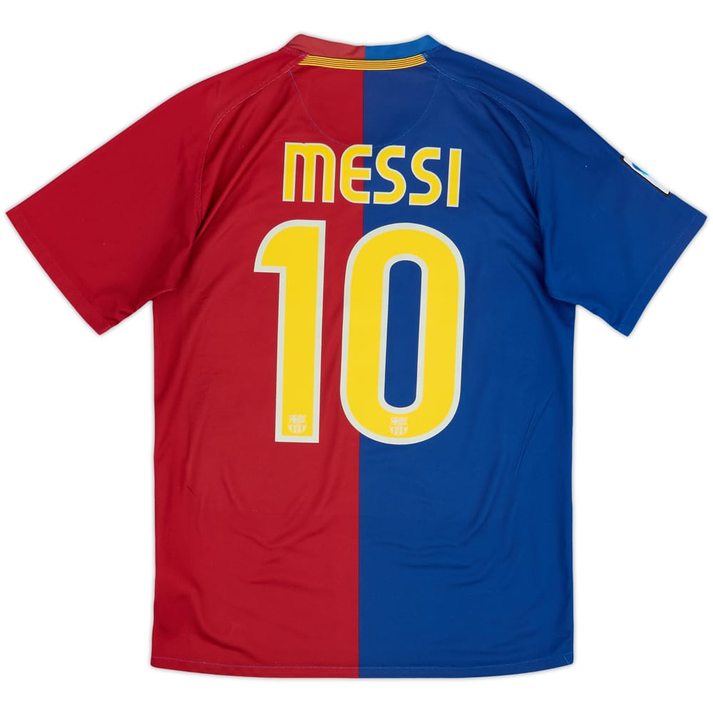 2008-09 Barcelona Home Shirt Messi #10 - 6/10 - (S)