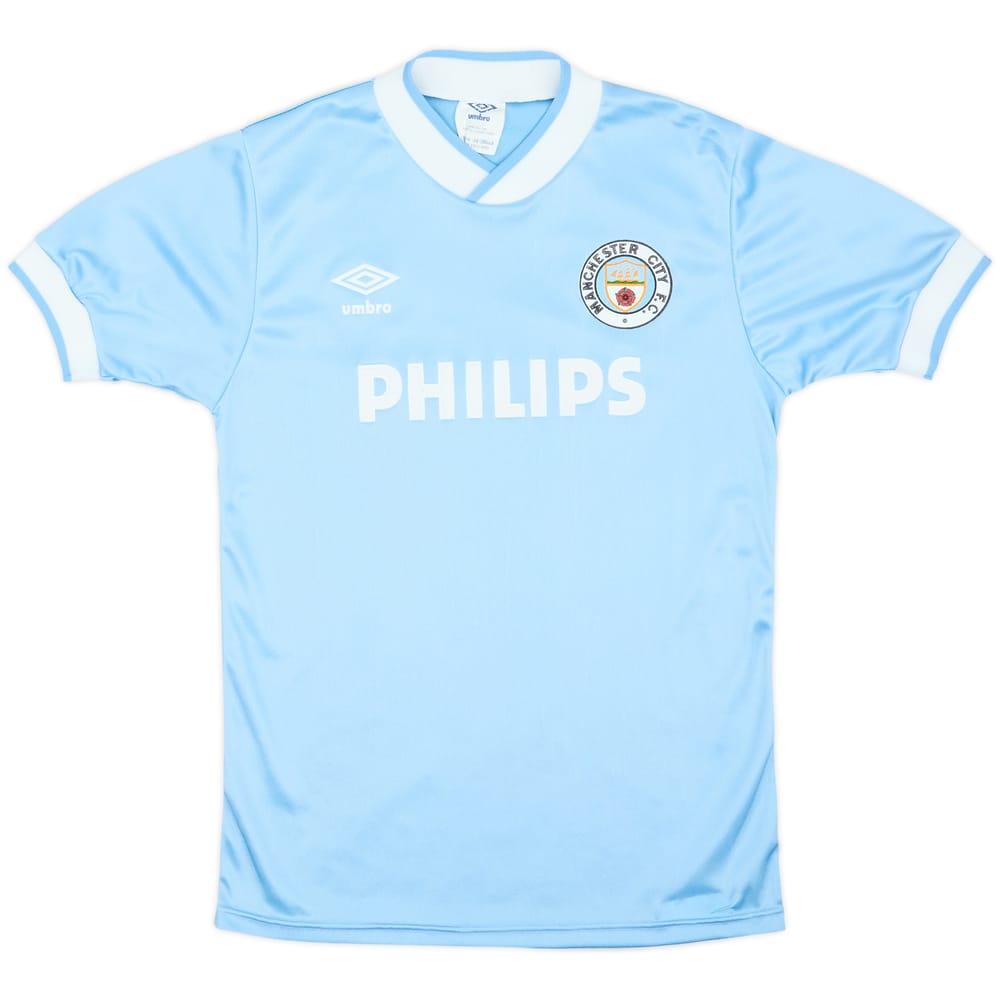 1985-87 Manchester City Camiseta Local - 8/10 - (S)