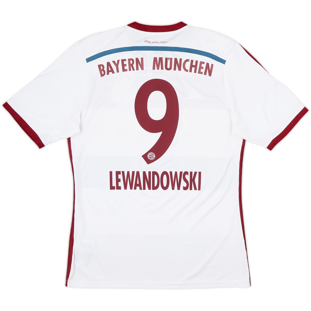2014-15 Bayern Múnich Visitante Camiseta Lewandowski #9 - 7/10 - (M)