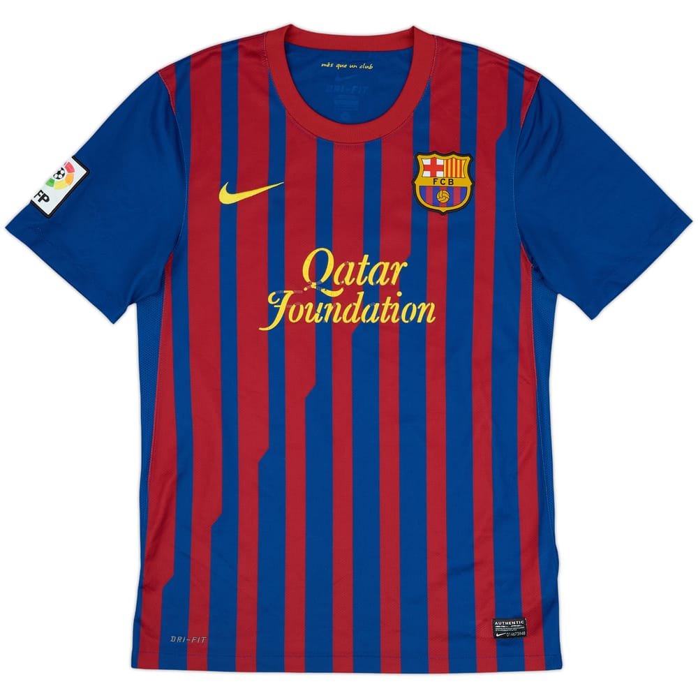 2011-12 Barcelona Camiseta Local - 4/10 - (S)