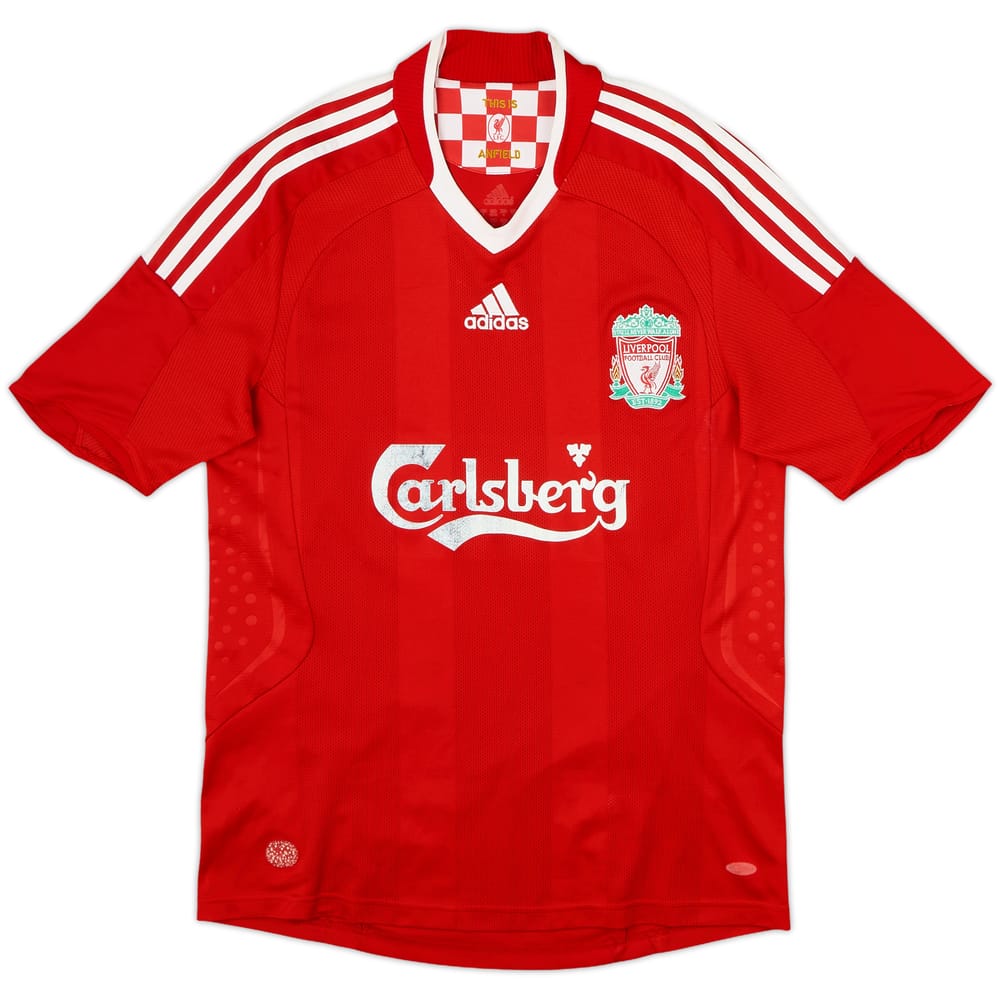 2008-10 Liverpool Camiseta Local - 5/10 - (S)