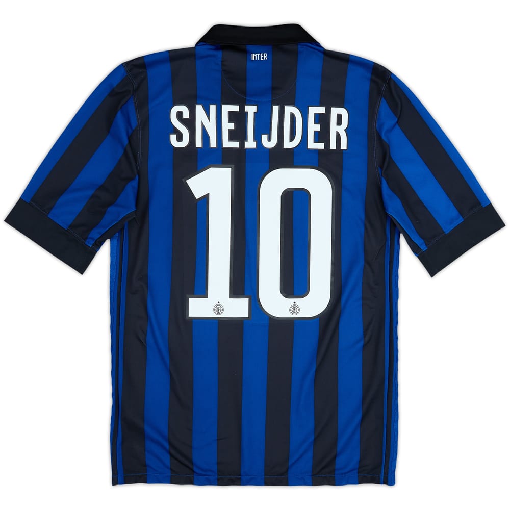 2010-11 Inter Milan Home Shirt Sneijder #10 - 6/10 - (S)