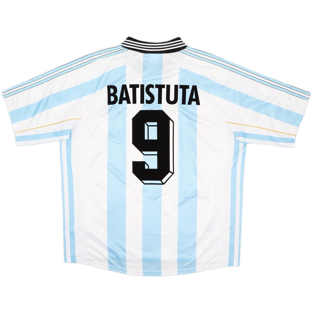 1998-99 Argentina Home Shirt Batistuta #9 - 7/10 - (XL)