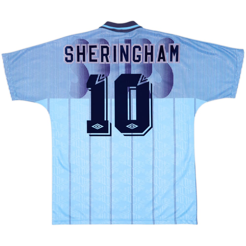 1991-94 Tottenham Third Shirt Sheringham #10 - 8/10 - (S)