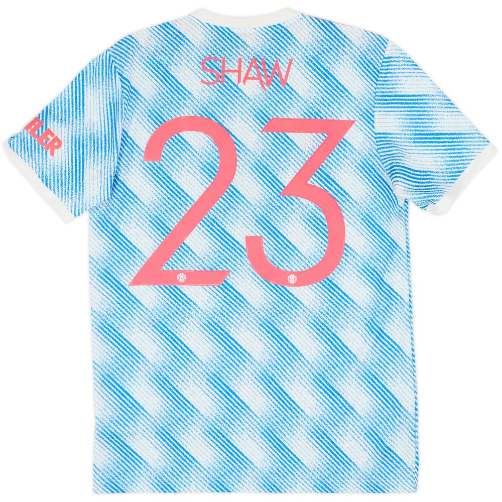 2021-22 Manchester United Away Shirt Shaw #23 - 10/10 - (M)