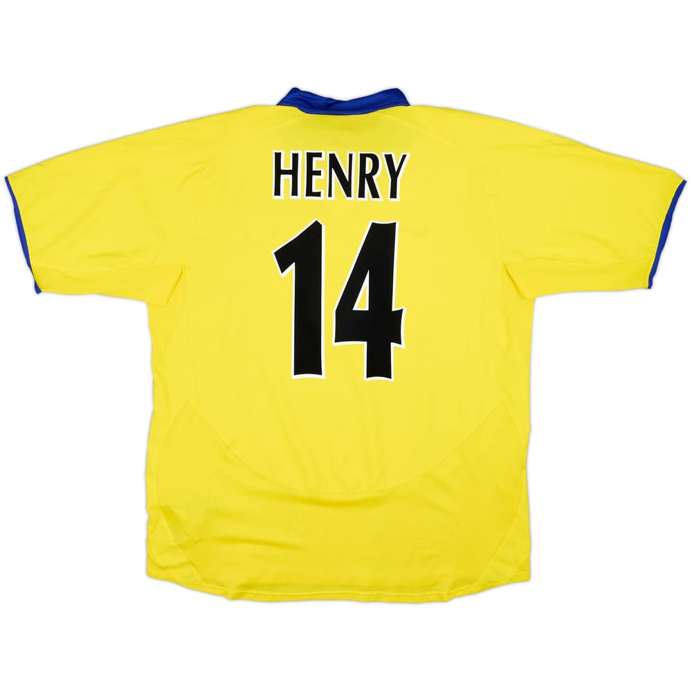 2003-05 Arsenal Away Shirt Henry #14 - 6/10 - (XL)
