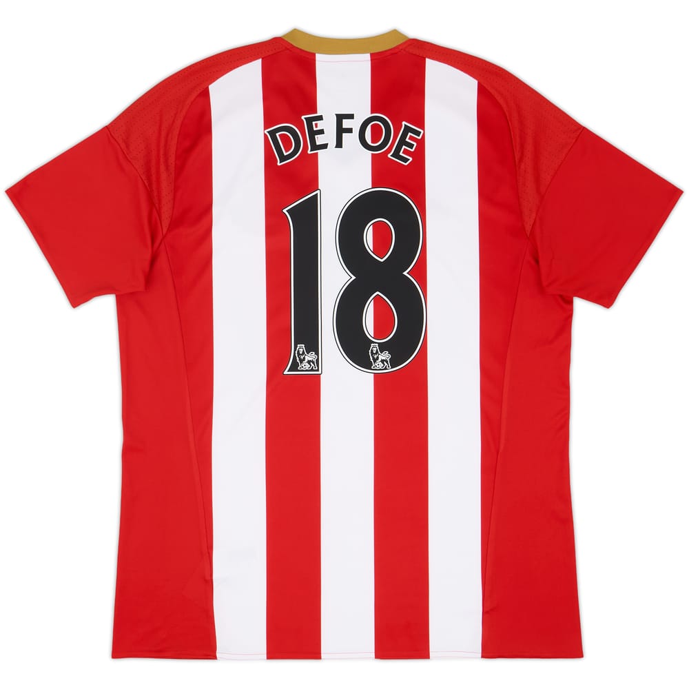 2016-17 Sunderland Home Shirt Defoe #18 - 8/10 - (L)