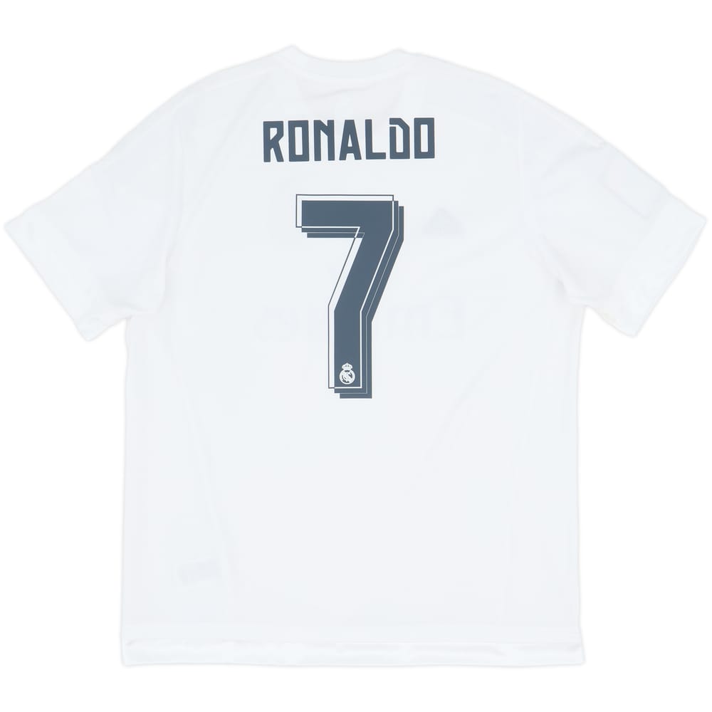 2015-16 Real Madrid Home Shirt Ronaldo #7 - 10/10 - (XL)