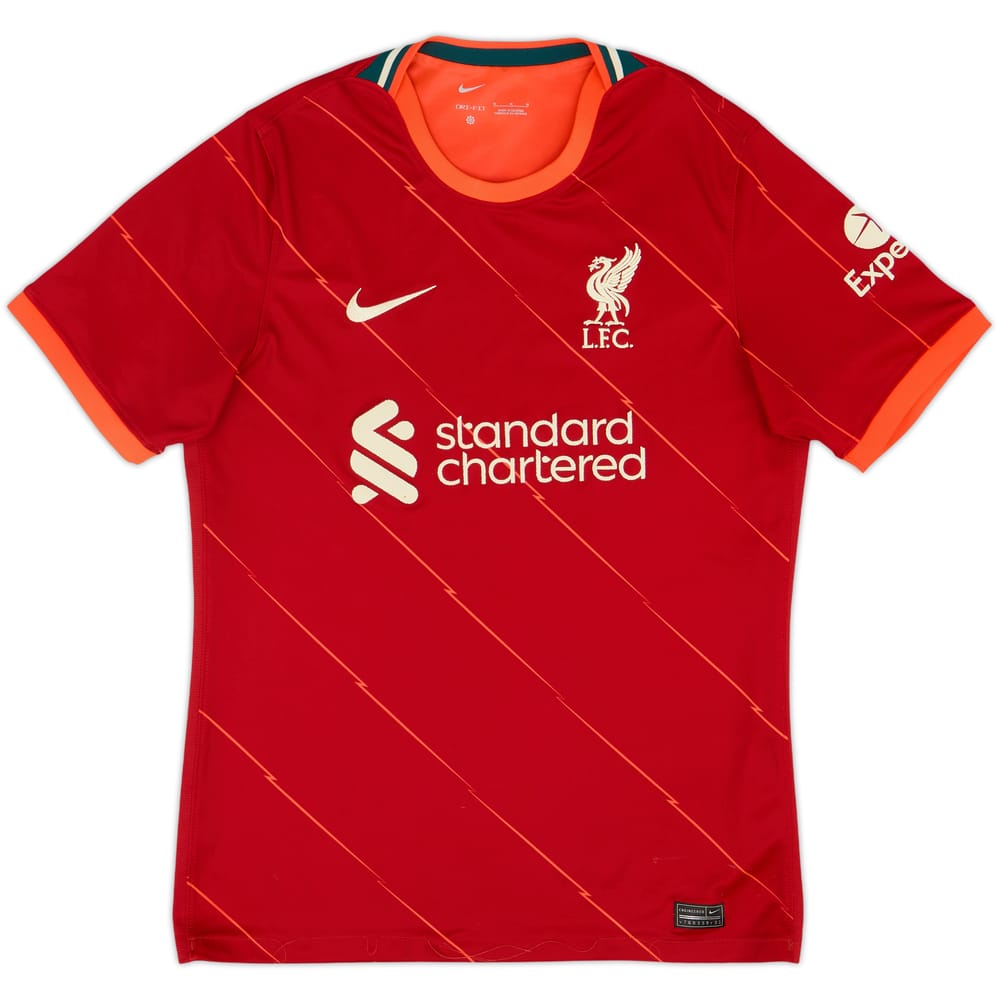 2021-22 Liverpool Home Shirt - 5/10 - (M)