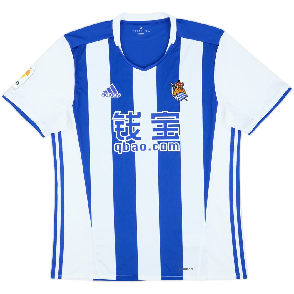 2016-17 Real Sociedad Home Shirt - 10/10 - (L)