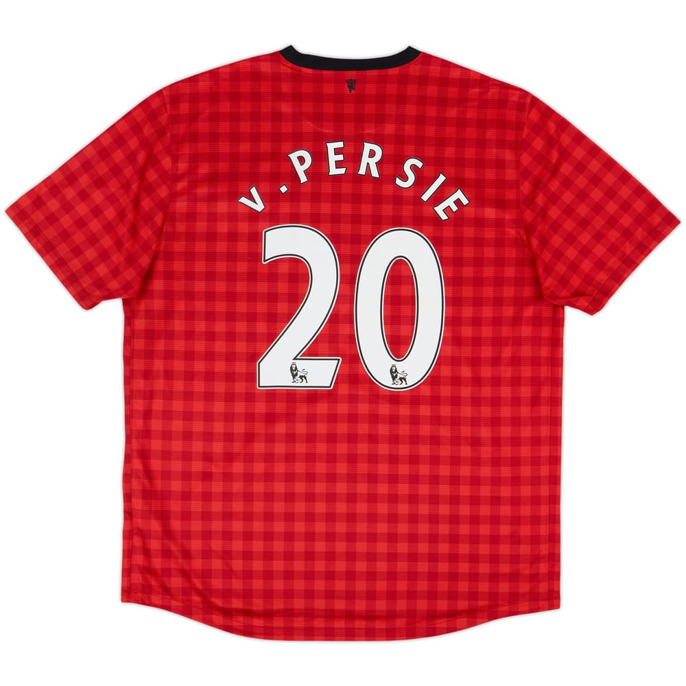 2012-13 Manchester United Home Shirt v.Persie #20 - 5/10 - (XL)