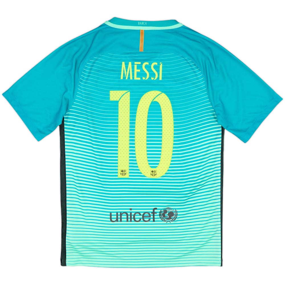 2016-17 Barcelona Third Shirt Messi #10 - 8/10 - (S)