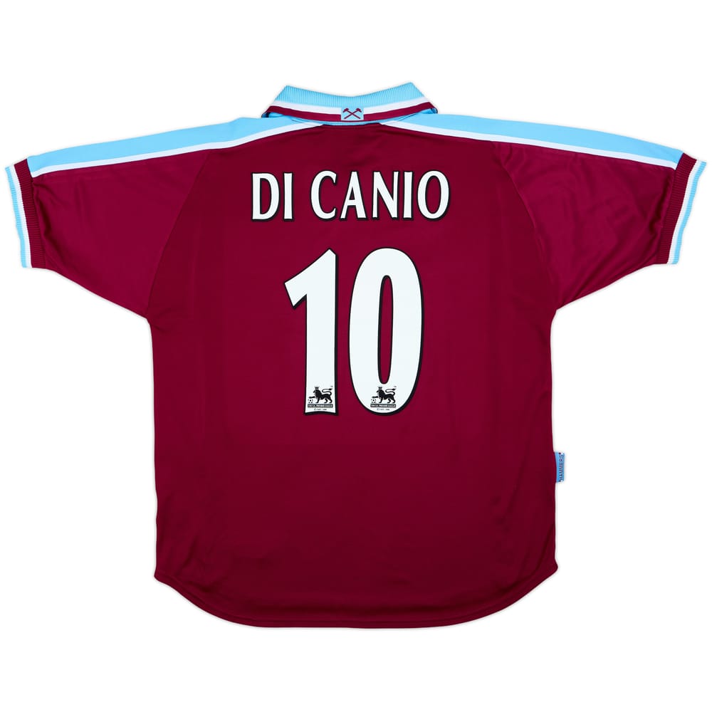 Camiseta de local del West Ham 1999-01 Di Canio #10 - 8/10 - (L)