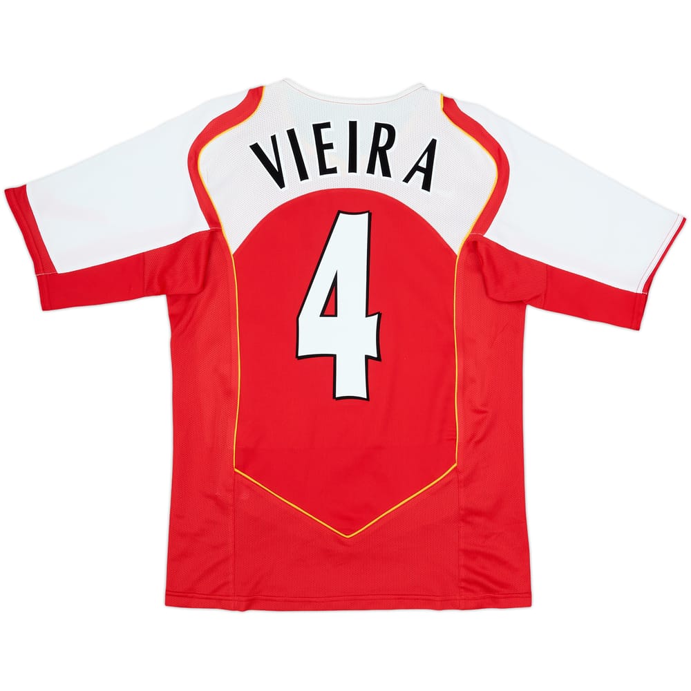 2004-05 Arsenal Home Shirt Vieira #4 - 8/10 - (S)