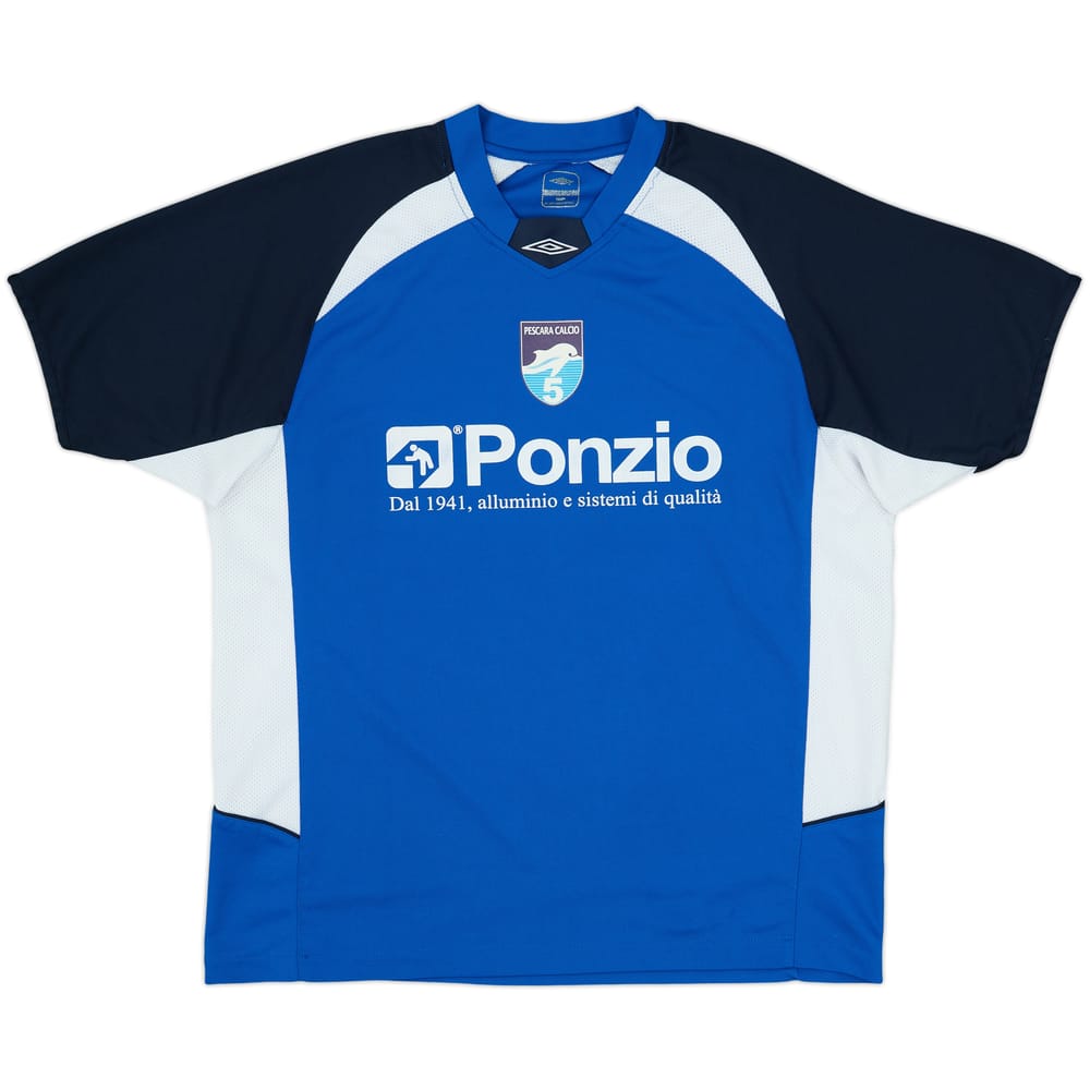 2008-09 Pescara Player Issue Umbro Training Shirt #5 - 7/10 - (L)