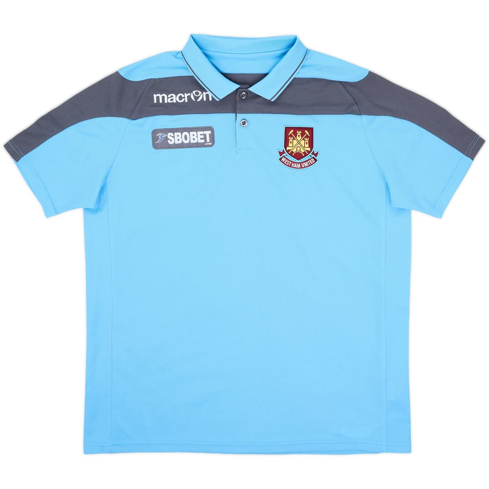 2012-13 West Ham Macron Polo Shirt - 8/10 - (L)