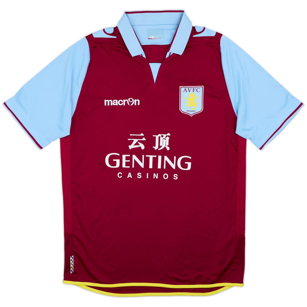 2012-13 Aston Villa Home Shirt #19 - 4/10 - (L)