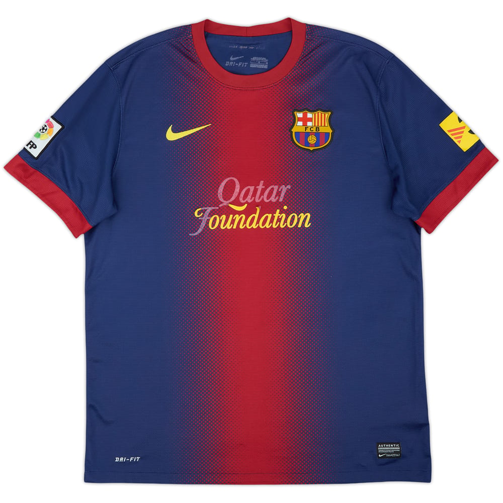 2012-13 Barcelona Home Shirt - 4/10 - (L)