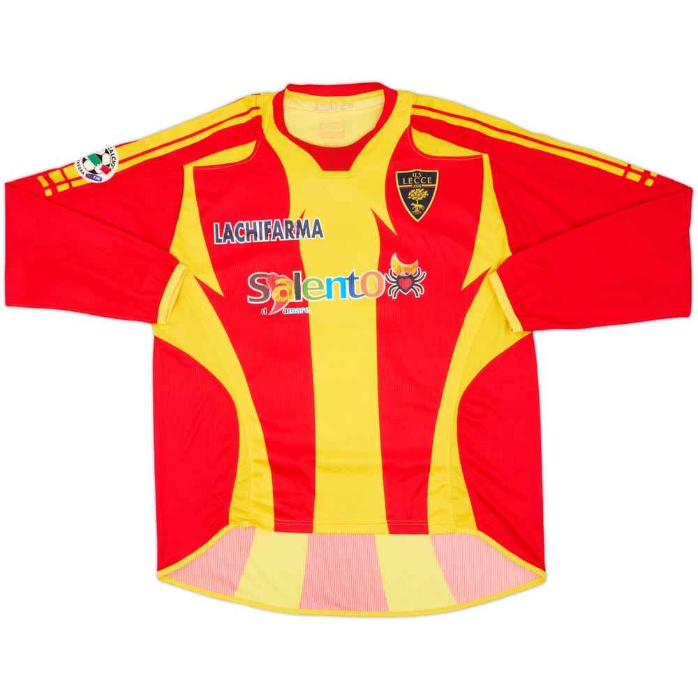 2006-07 Lecce Youth Match Issue Home L/S Shirt #13