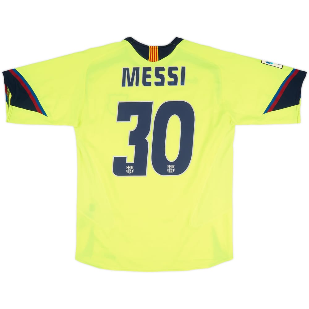 2005-06 Barcelona Away Shirt Messi #30 - 8/10 - (L)