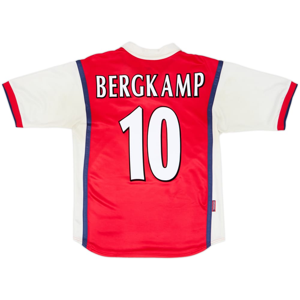 1998-99 Arsenal Home Shirt Bergkamp #10 - 7/10 - (15-16 Years)