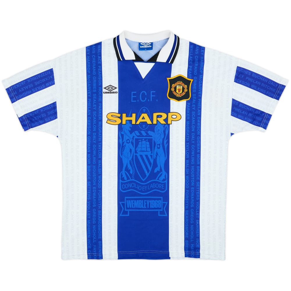 1994-96 Manchester United Third Shirt - 4/10 - (XL)