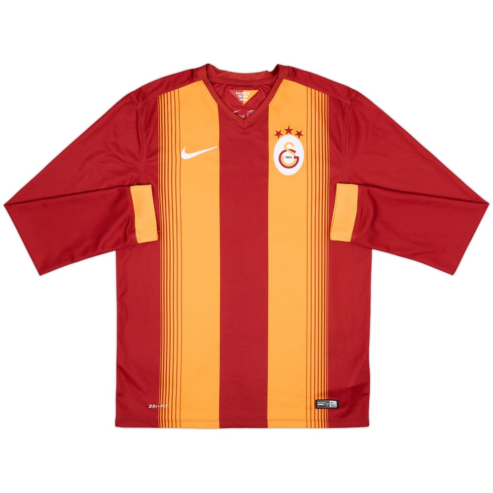2014-15 Galatasaray Home L/S Shirt - 10/10 - (M)