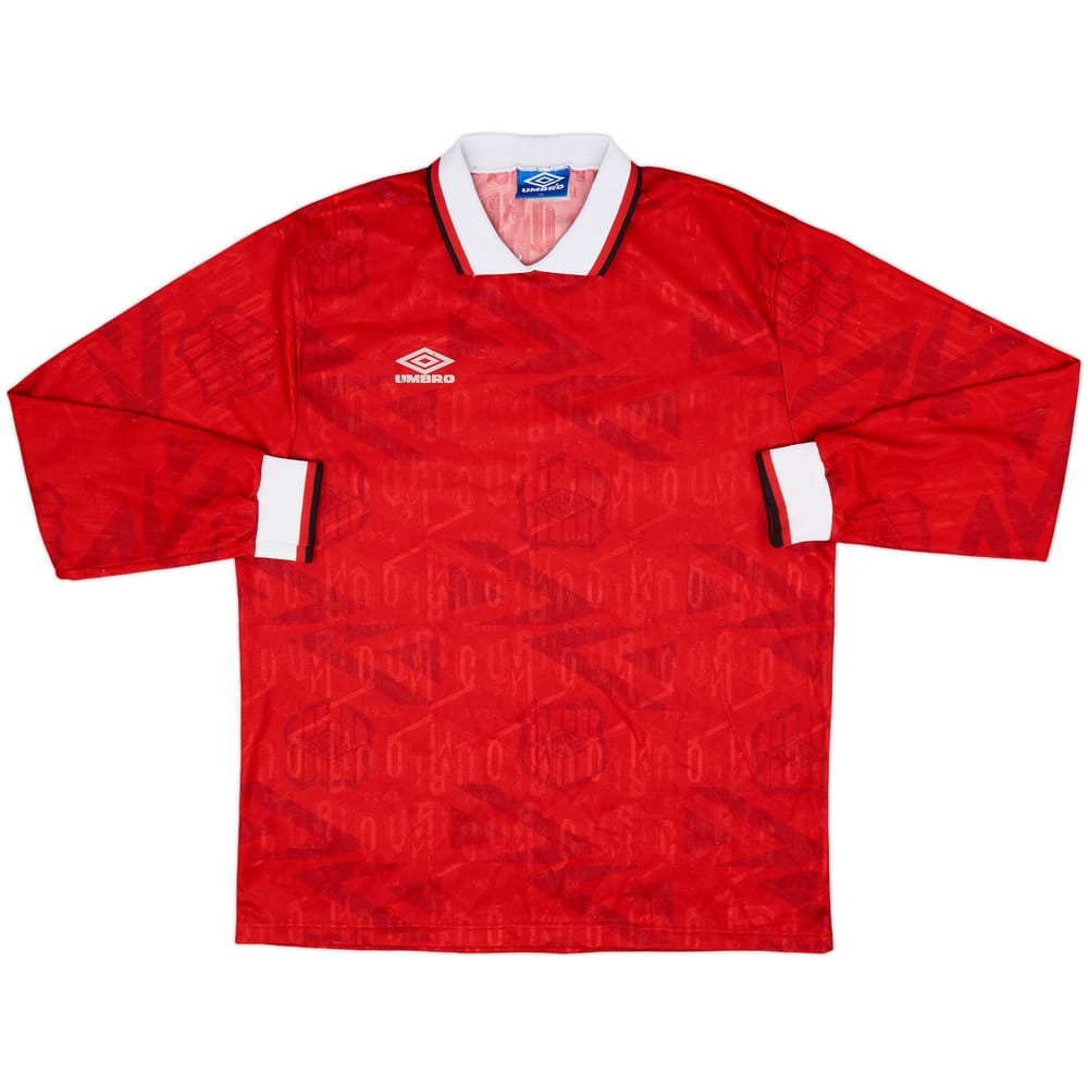 1990s Umbro Template L/S Shirt - 7/10 - (XL)