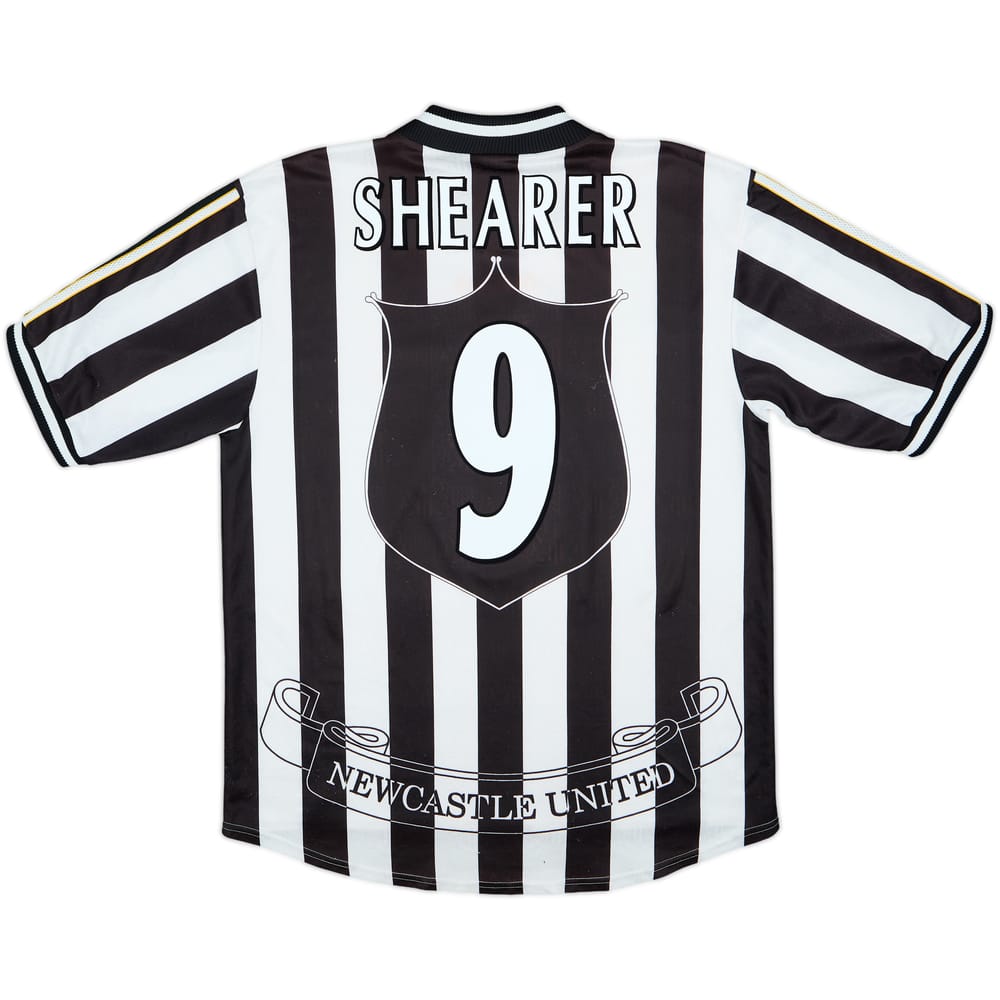 1997-99 Newcastle Home Shirt Shearer #9 - 6/10 - (L)