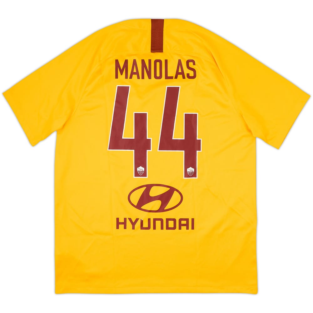 2018-19 Roma Third Shirt Manolas #44 - 7/10 - (L)