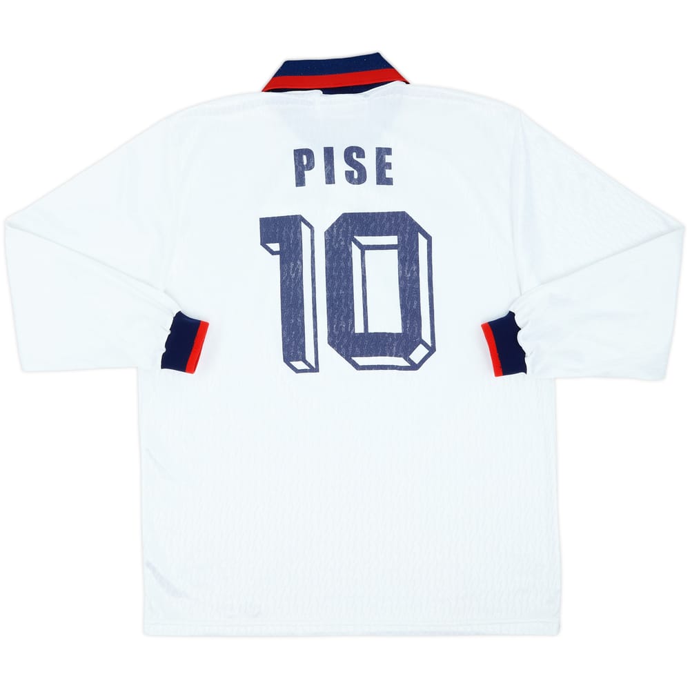 1993-95 Cagliari Away L/S Shirt Pise #10 - 8/10 - (XL)