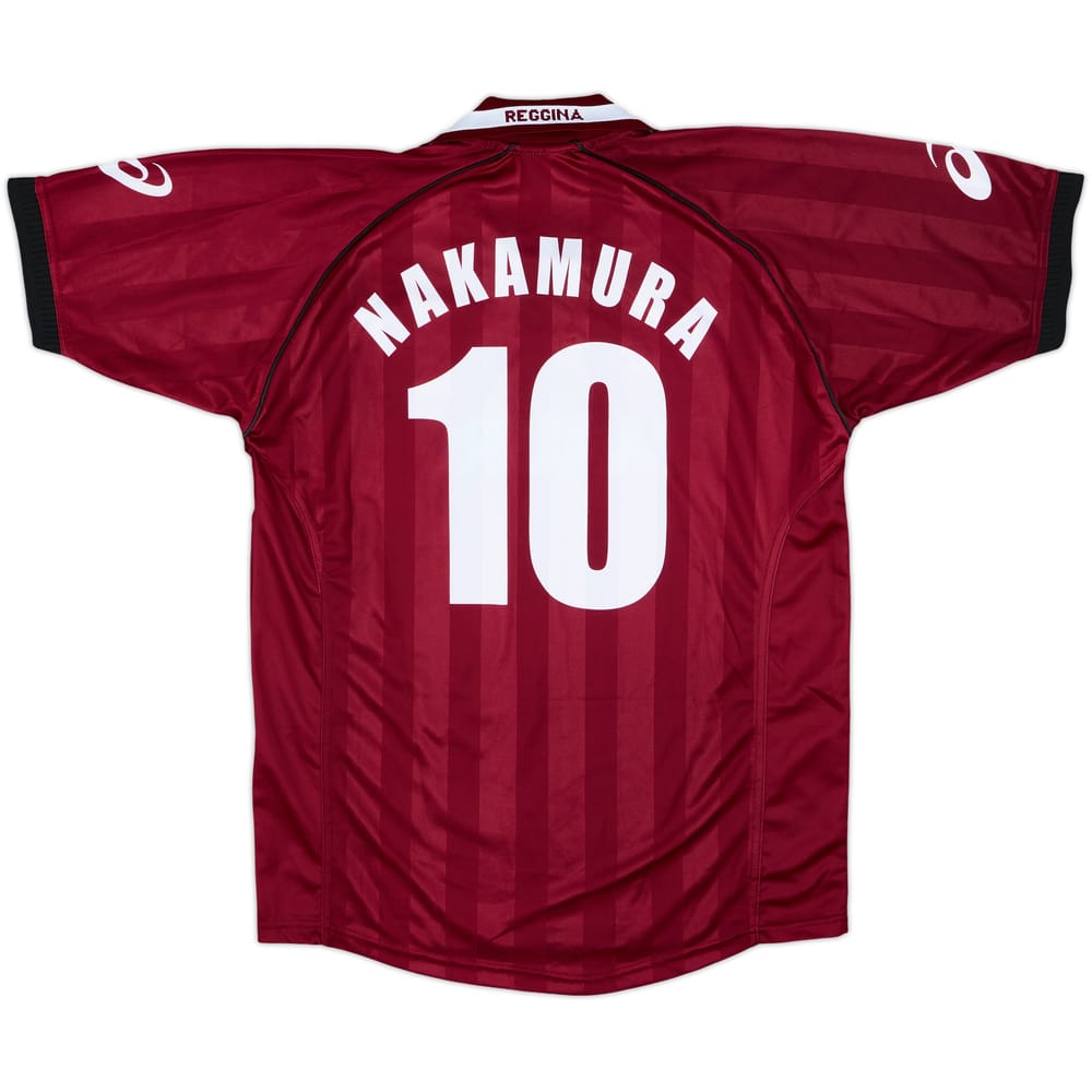 2002-03 Reggina Home Shirt Nakamura #10 - 9/10 - (XL)