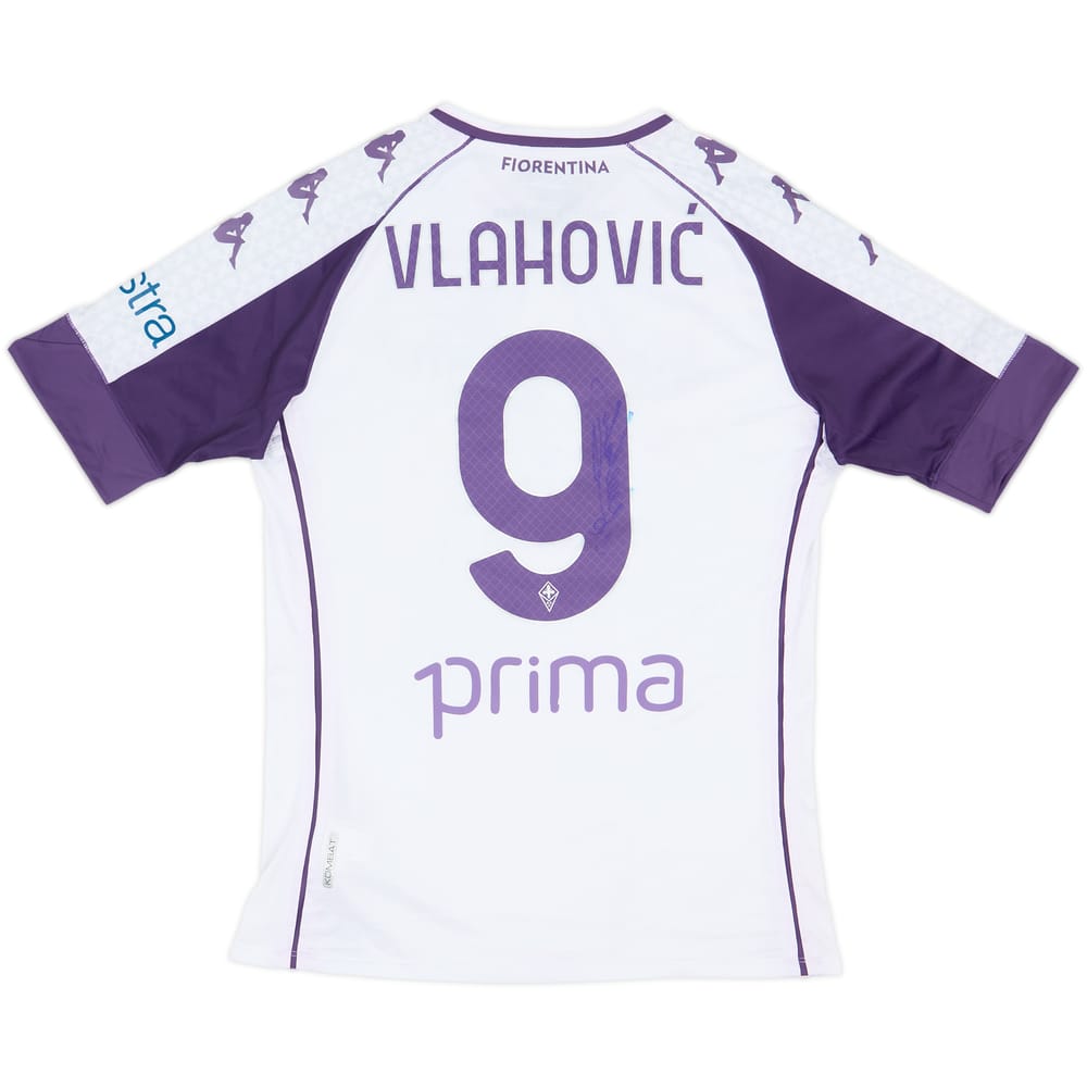 2020-21 Fiorentina 'Signed' Away Shirt Vlahovic #9 - 6/10 - (XL)