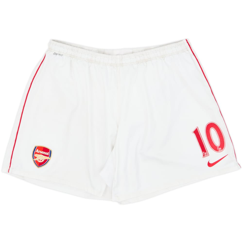 2010-11 Arsenal Home Shorts #10 (v. Persie) - 6/10 - (XXL)
