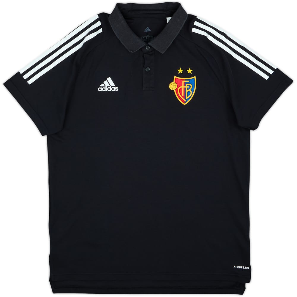 2019-20 FC Basel adidas Polo Shirt - 8/10 - (L)
