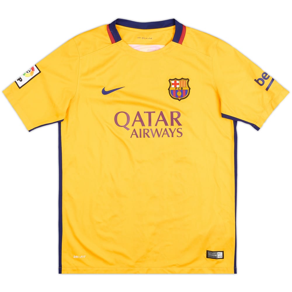 2015-16 Barcelona Away Shirt - 9/10 - (14-15 Years)