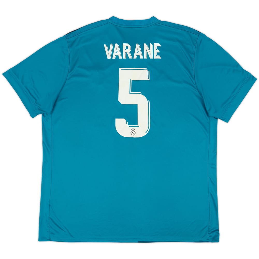 2017-18 Real Madrid Third Shirt Varane #5 - 4/10 - (XXL)