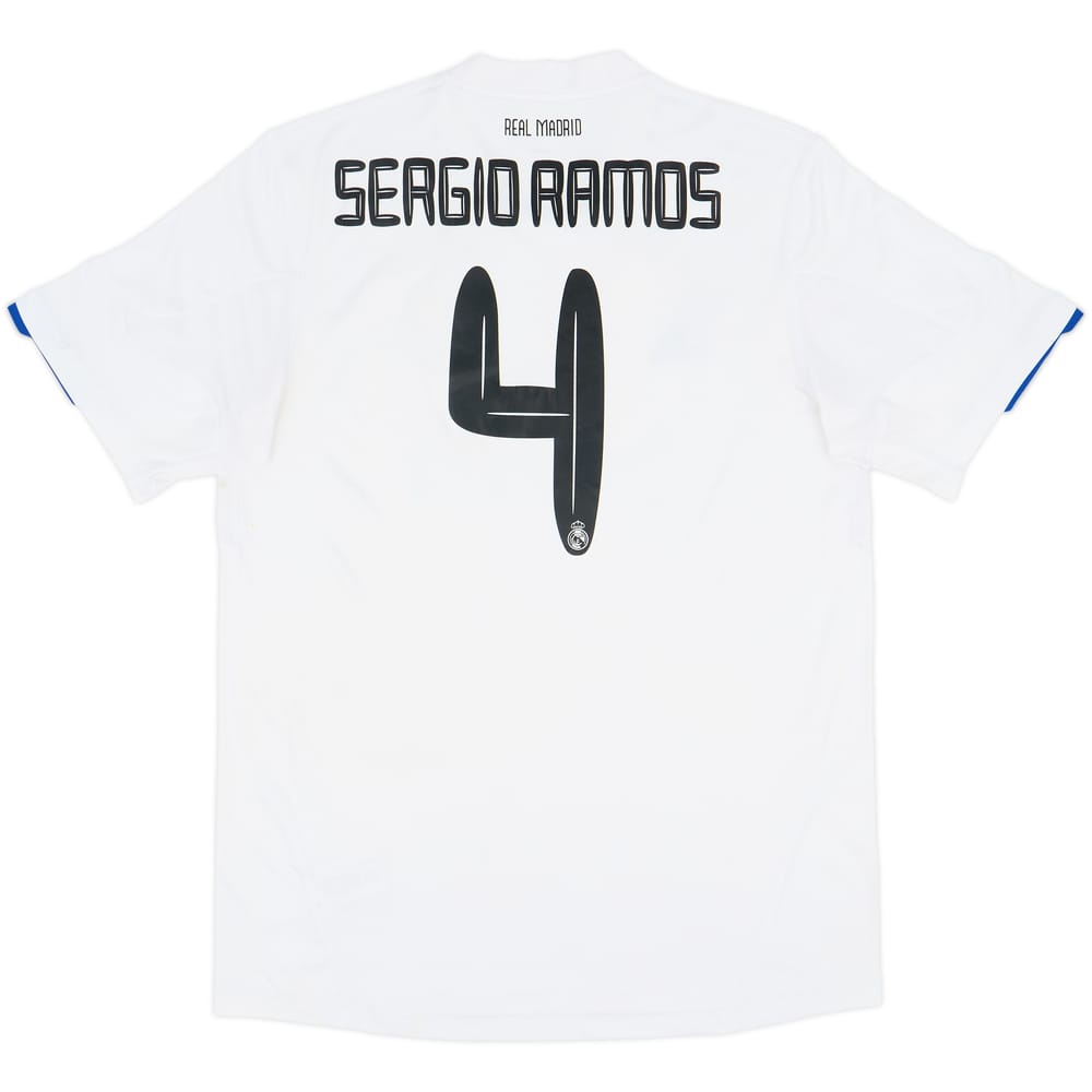 2010-11 Real Madrid Home Shirt Sergio Ramos #4 - 5/10 - (XL)