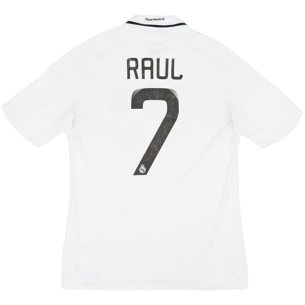 2008-09 Real Madrid Home Shirt Raul #7 - 6/10 - (M)