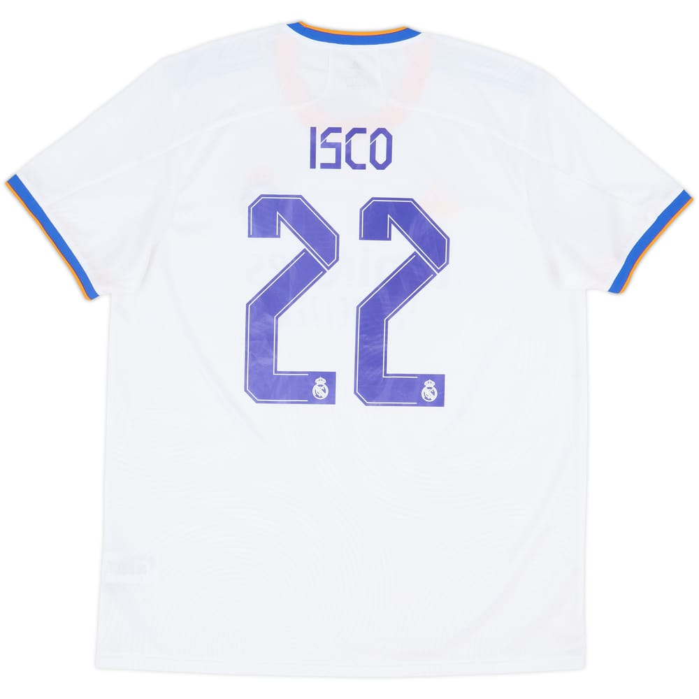 2021-22 Real Madrid Home Shirt Isco #23 - 8/10 - (XL)