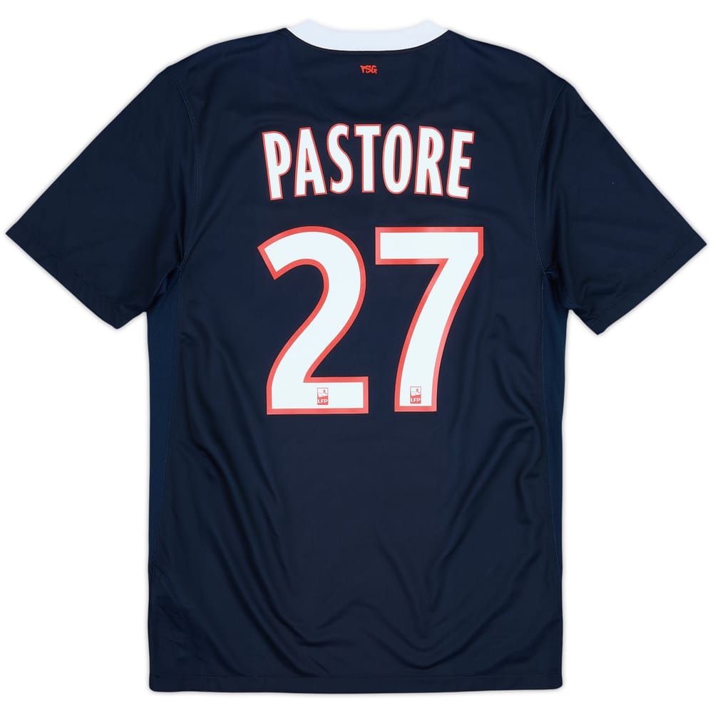 2011-12 Paris Saint-Germain Home Shirt Pastore #27 - 10/10 - (S)